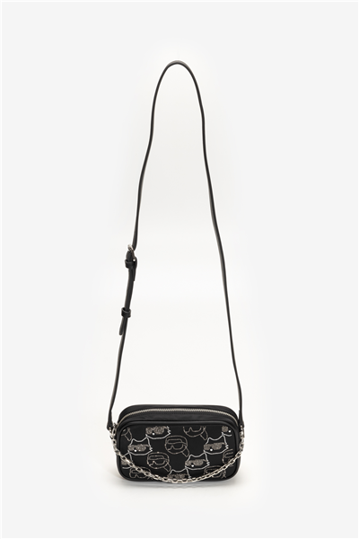 Karl Lagerfeld Ikon Nylon Kadın Mini Omuz Çantası