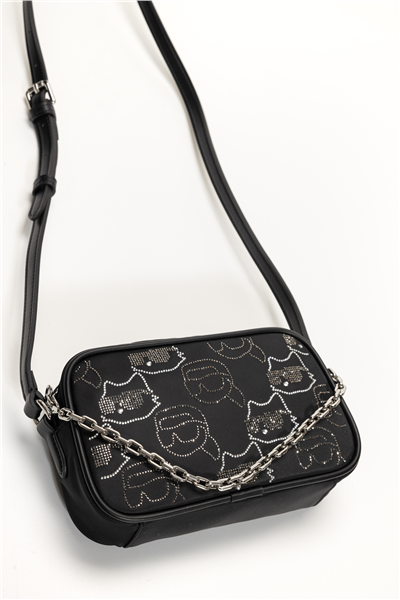 Karl Lagerfeld Ikon Nylon Kadın Mini Omuz Çantası