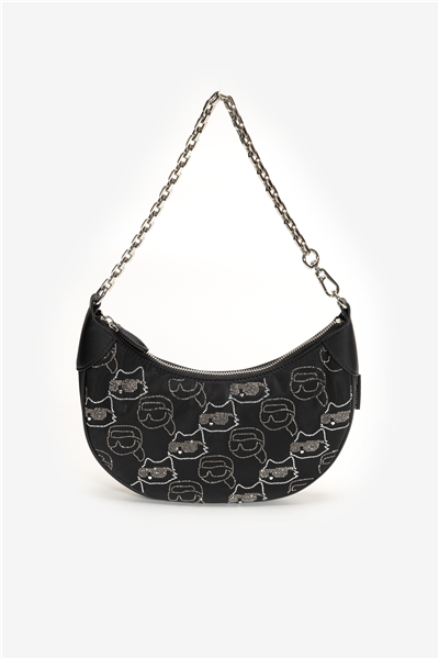 Karl Lagerfeld Ikon Nylon Kadın Mini Omuz Çantası