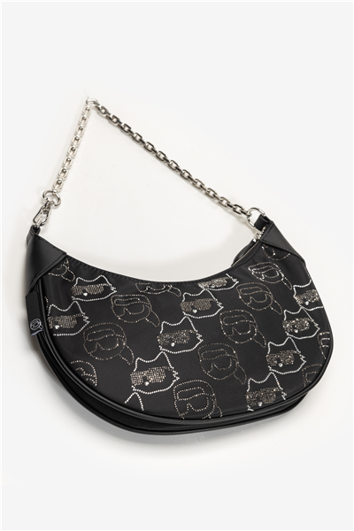 Karl Lagerfeld Ikon Nylon Kadın Mini Omuz Çantası