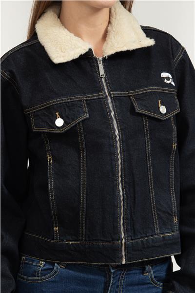 Karl Lagerfeld Ikon Patch Kadın Jean Pantolon