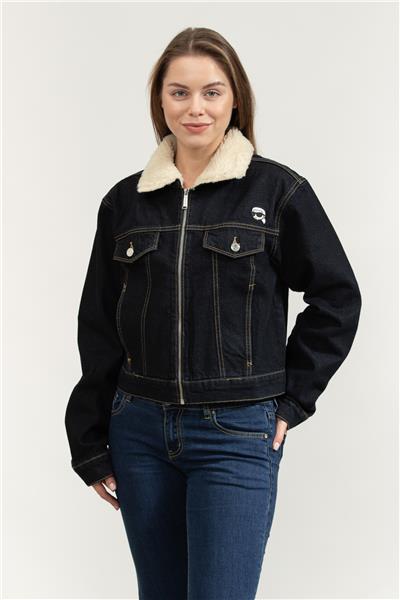 Karl Lagerfeld Ikon Patch Kadın Jean Pantolon