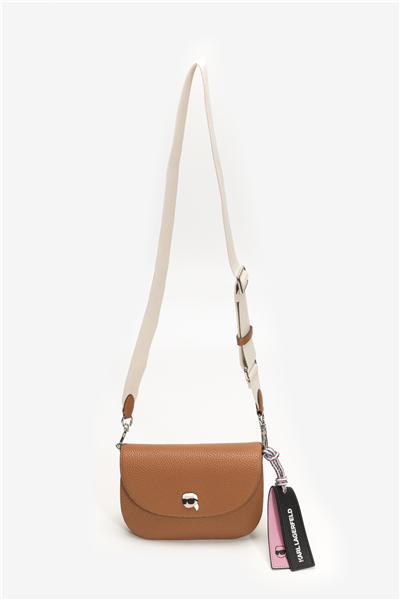 Karl Lagerfeld Ikon Pebble Flap Kadın Omuz Çantası