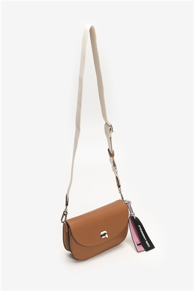 Karl Lagerfeld Ikon Pebble Flap Kadın Omuz Çantası