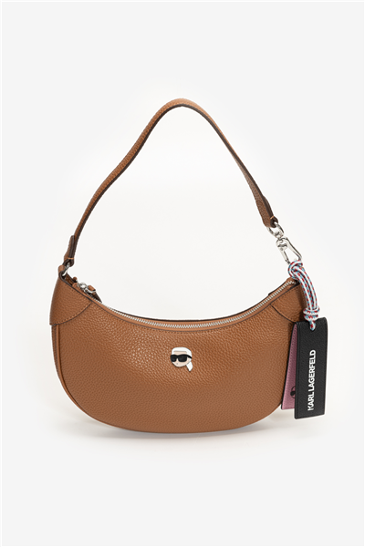 Karl Lagerfeld Ikon Pebble Half Kadın Mini Omuz Çantası