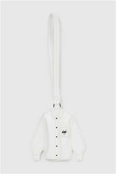 Karl Lagerfeld Ikon Pebble Pin Flap Kadın Mini Omuz Çantası Taba