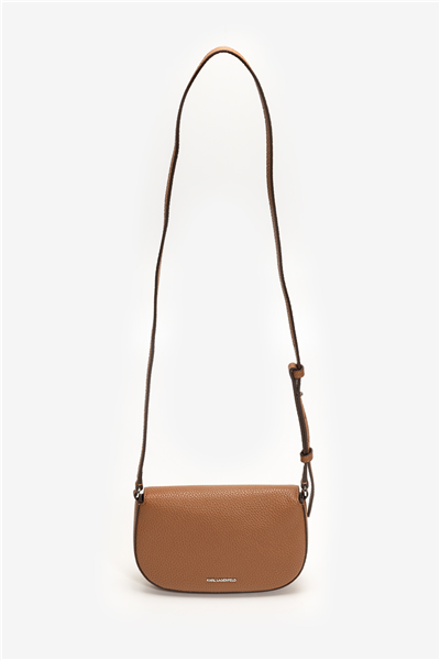 Karl Lagerfeld Ikon Pebble Pin Flap Kadın Mini Omuz Çantası