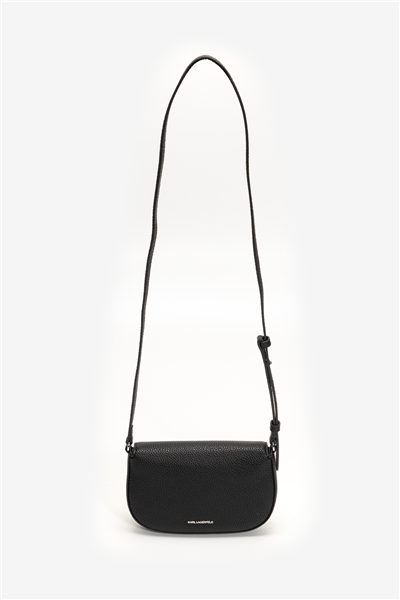 Karl Lagerfeld Ikon Pebble Pin Flap Kadın Mini Omuz Çantası