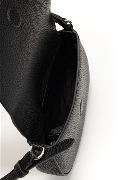 Karl Lagerfeld Ikon Pebble Pin Flap Kadın Mini Omuz Çantası