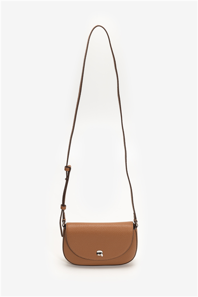 Karl Lagerfeld Ikon Pebble Pin Flap Kadın Mini Omuz Çantası