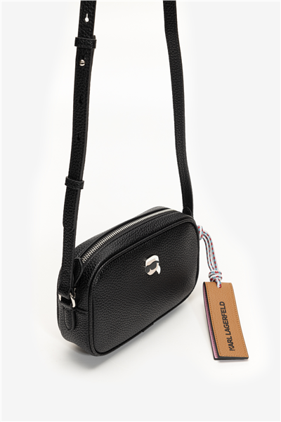 Karl Lagerfeld Ikon Pebble Slim Kadın Mini Omuz Çantası