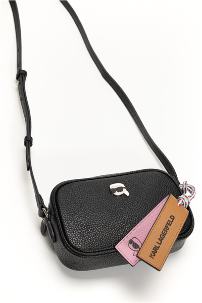 Karl Lagerfeld Ikon Pebble Slim Kadın Mini Omuz Çantası