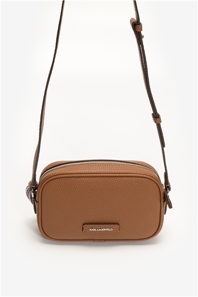 Karl Lagerfeld Ikon Pebble Slim Kadın Mini Omuz Çantası