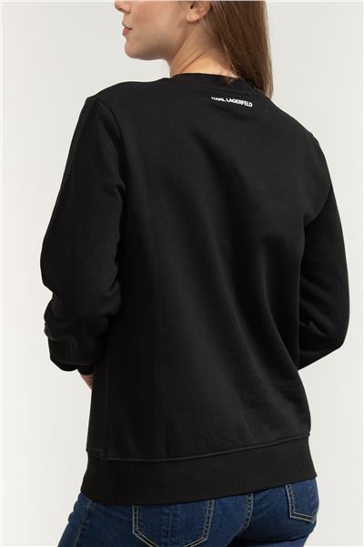 Karl Lagerfeld Ikon Seasonal Rs Kadın Bisiklet Yaka Sweatshirt
