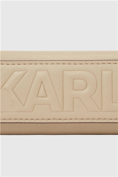 Karl Lagerfeld ikon Smooth Outline Slim Cmb Kadın Mini Omuz Çantası Çok Renkli
