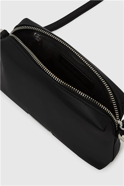 Karl Lagerfeld ikon Smooth Outline Slim Cmb Kadın Mini Omuz Çantası Siyah