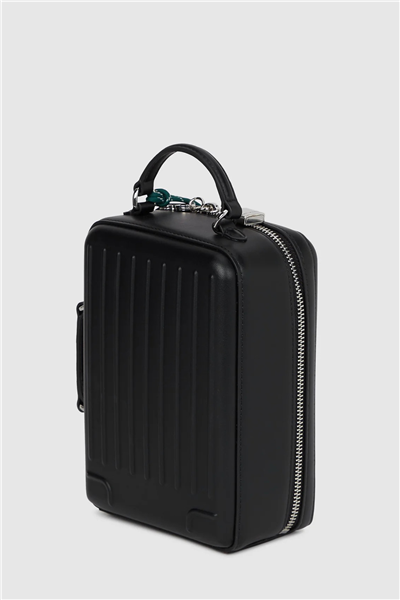 Karl Lagerfeld Ikon Suitcase Crossbody Kadın Omuz Çantası Siyah