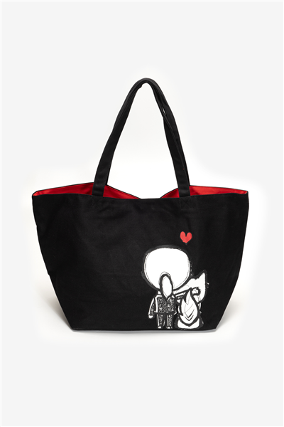 Karl Lagerfeld Ikon Valentine Shopper Kadın Omuz Çantası