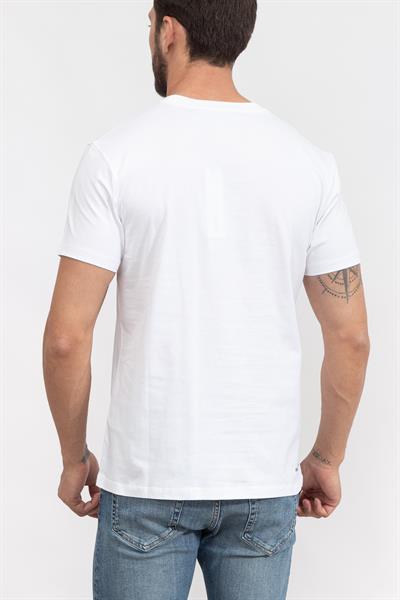 Karl Lagerfeld Ikonik Erkek Bisiklet Yaka T-Shirt