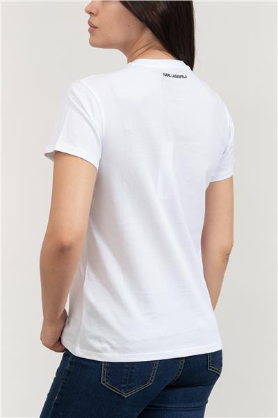 Karl Lagerfeld Ikonik Erkek Bisiklet Yaka T-Shirt