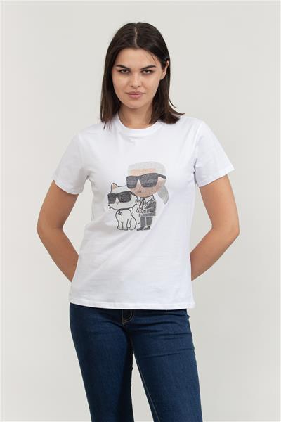 Karl Lagerfeld Ikonik Erkek Bisiklet Yaka T-Shirt