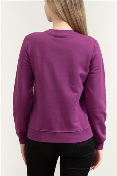Karl Lagerfeld Ikonik Kadın Bisiklet Yaka Sweatshirt