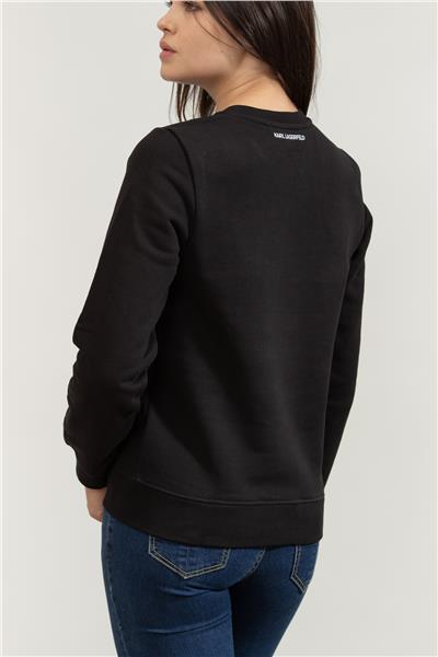 Karl Lagerfeld Ikonik Kadın Bisiklet Yaka Sweatshirt