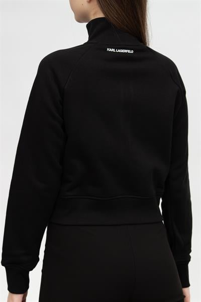 Karl Lagerfeld Ikonik Kadın Fermuarlı Sweatshirt