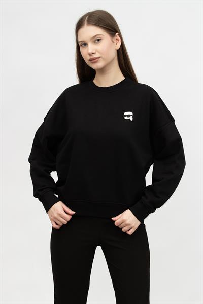 Karl Lagerfeld Ikonik Kadın Kapüşonlu Sweatshirt