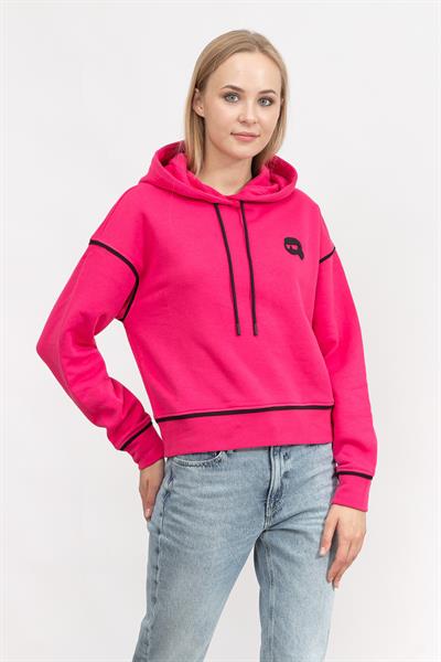 Karl Lagerfeld Ikonik Kadın Kapüşonlu Sweatshirt