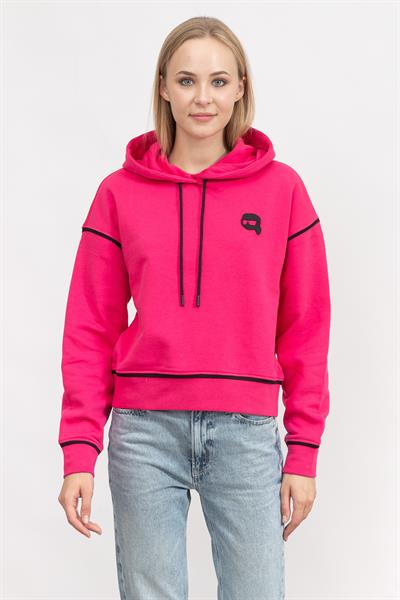 Karl Lagerfeld Ikonik Kadın Kapüşonlu Sweatshirt