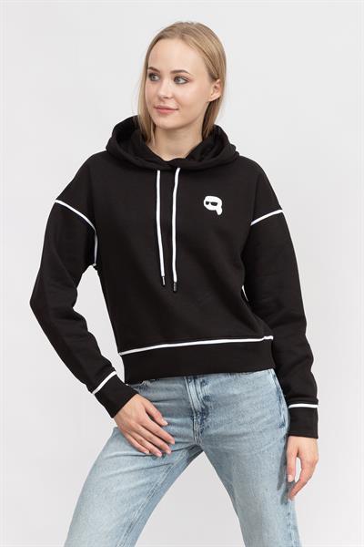 Karl Lagerfeld Ikonik Kadın Kapüşonlu Sweatshirt