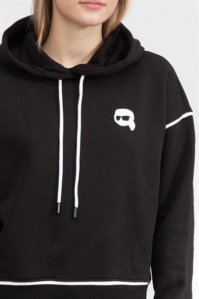 Karl Lagerfeld Ikonik Kadın Kapüşonlu Sweatshirt