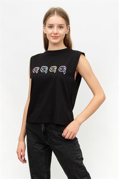 Karl Lagerfeld Kadın Askılı T-Shirt