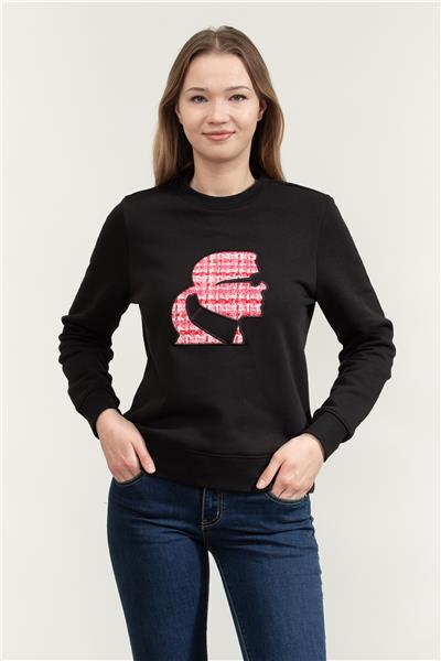 Karl Lagerfeld Kadın Bisiklet Yaka Sweatshirt