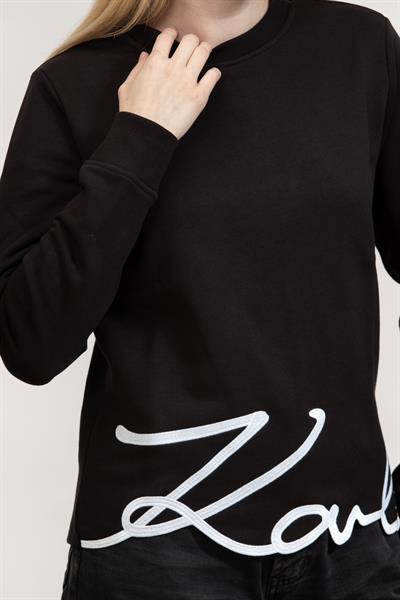 Karl Lagerfeld Kadın Bisiklet Yaka Sweatshirt