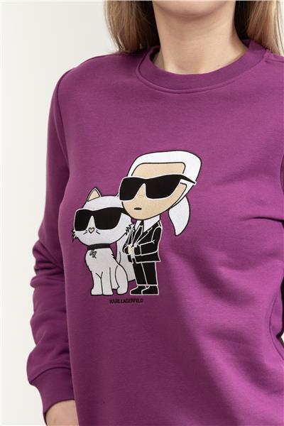 Karl Lagerfeld Kadın Bisiklet Yaka Sweatshirt