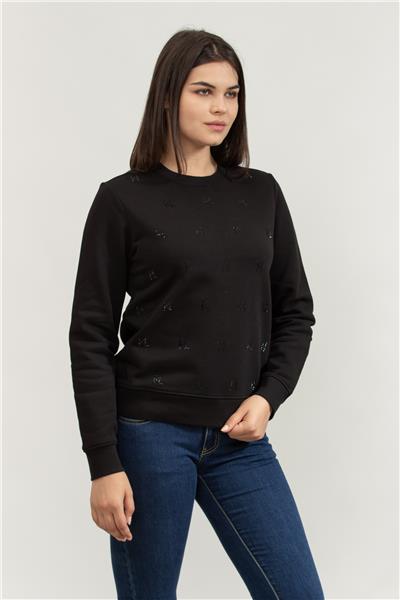 Karl Lagerfeld Kadın Bisiklet Yaka Sweatshirt