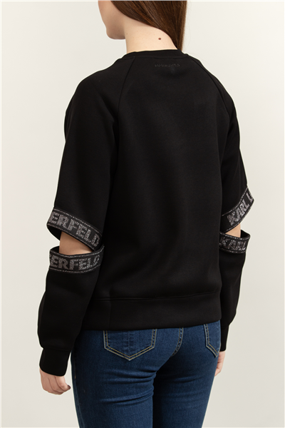 Karl Lagerfeld Kadın Bisiklet Yaka Sweatshirt