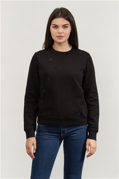 Karl Lagerfeld Kadın Bisiklet Yaka Sweatshirt
