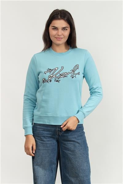 Karl Lagerfeld Kadın Bisiklet Yaka Sweatshirt
