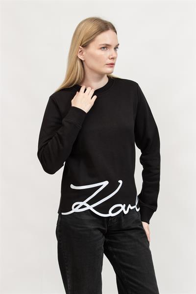 Karl Lagerfeld Kadın Bisiklet Yaka Sweatshirt