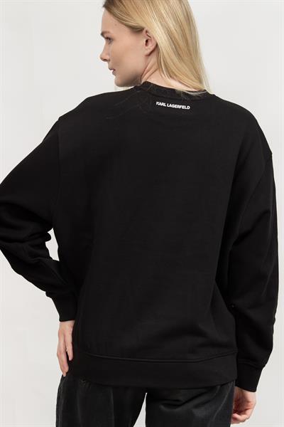 Karl Lagerfeld Kadın Bisiklet Yaka Sweatshirt