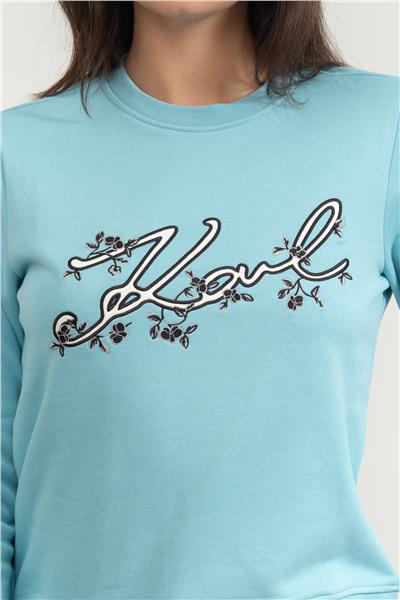 Karl Lagerfeld Kadın Bisiklet Yaka Sweatshirt