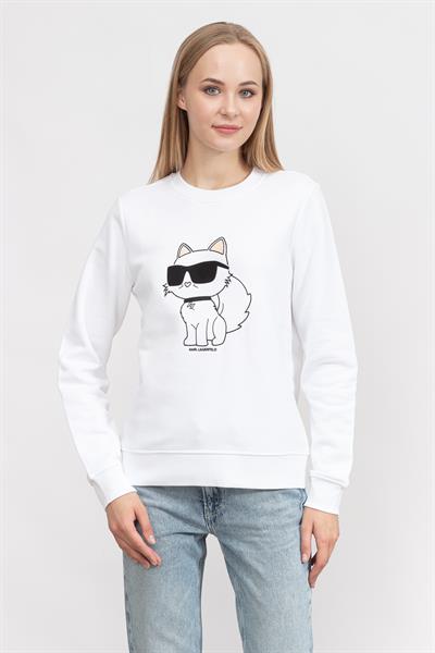 Karl Lagerfeld Kadın Bisiklet Yaka Sweatshirt
