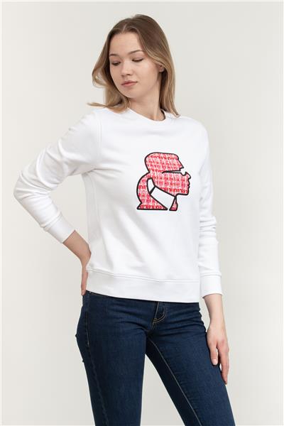 Karl Lagerfeld Kadın Bisiklet Yaka Sweatshirt