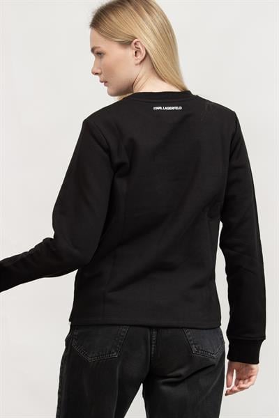 Karl Lagerfeld Kadın Bisiklet Yaka Sweatshirt