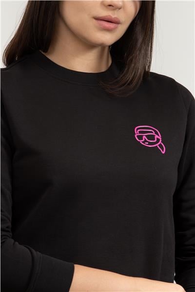 Karl Lagerfeld Kadın Bisiklet Yaka Sweatshirt