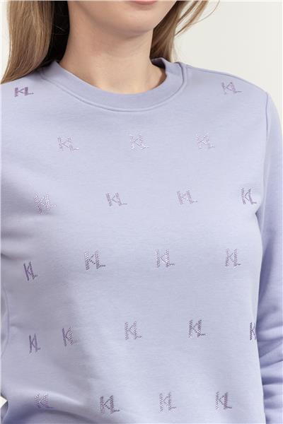 Karl Lagerfeld Kadın Bisiklet Yaka Sweatshirt