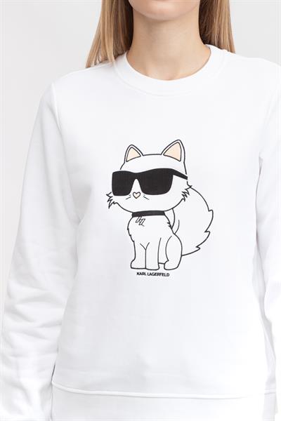 Karl Lagerfeld Kadın Bisiklet Yaka Sweatshirt